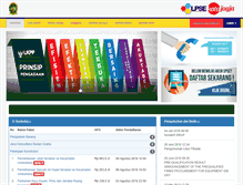 Tablet Screenshot of lpse.jogjakota.go.id